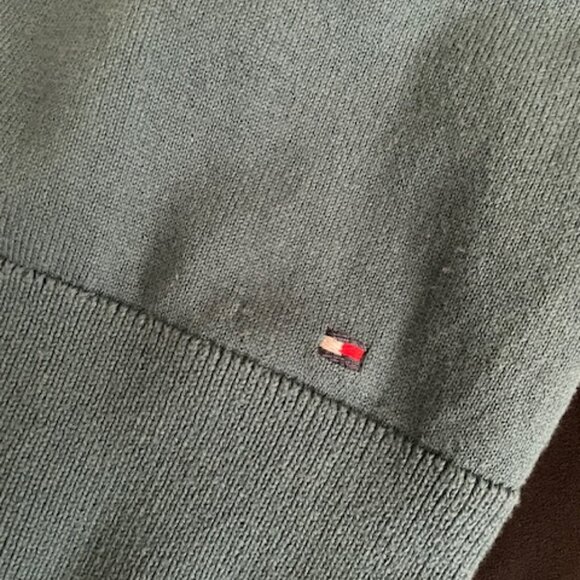 Ladies Tommy Hilfiger teal turtleneck; good condition, sz. XL - Picture 3 of 3